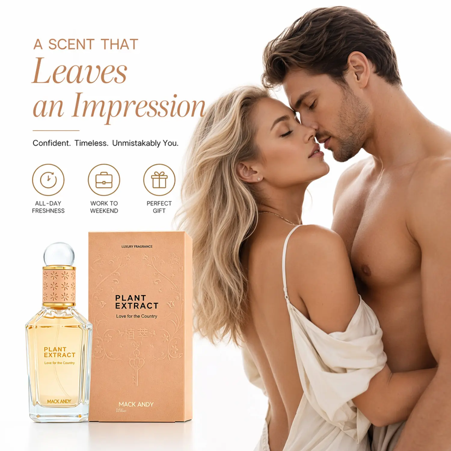 Women's Pheromone Perfume, Infused with Premium Pheromone Formula, Long Lasting Botanical Flower Scent, Specially Crafted to Leave a Captivating Impression, Perfect for Romantic Evenings, Ideal Valentine's Day Gift for Her 50ml