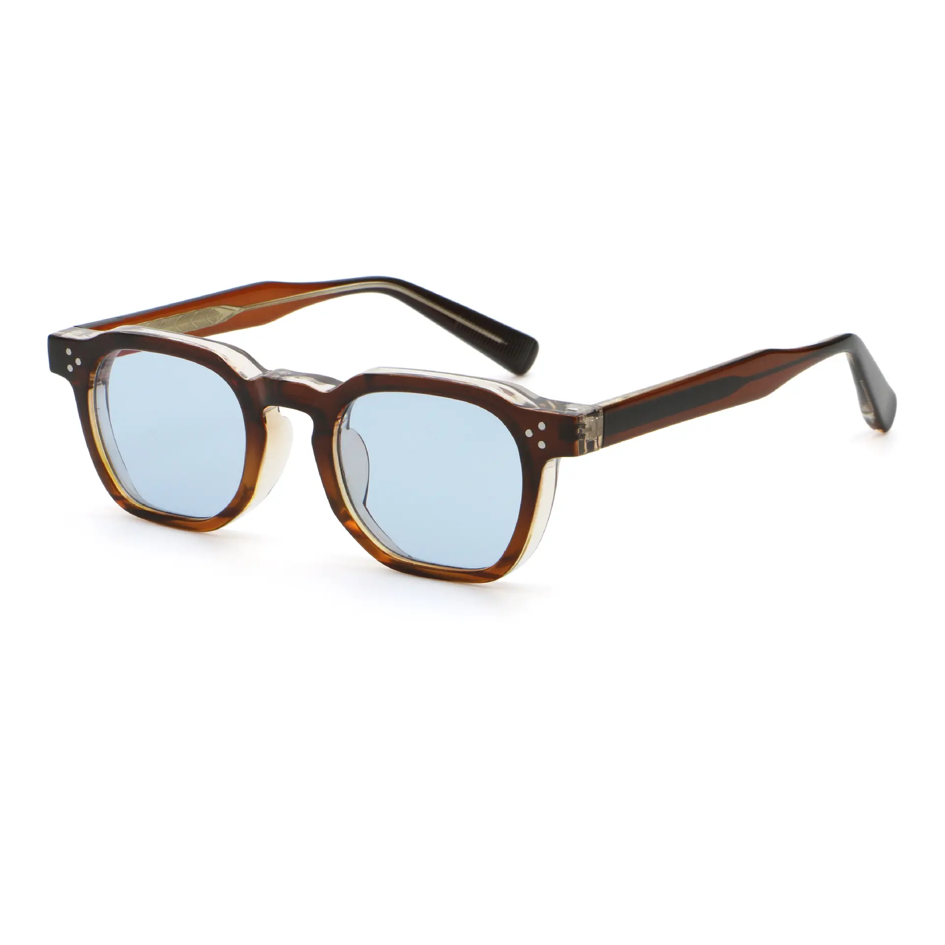 C10 dark brown&turmeric box/light blue s