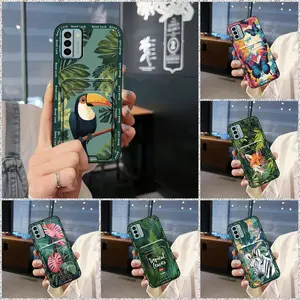 protective Graffiti Phone Case For Nokia G22 TPU Cover Cute Fashion Design Full wrap Silicone Anti-dust Cartoon Back Cover Card bag Card slot Soft case Shockproof Waterproof