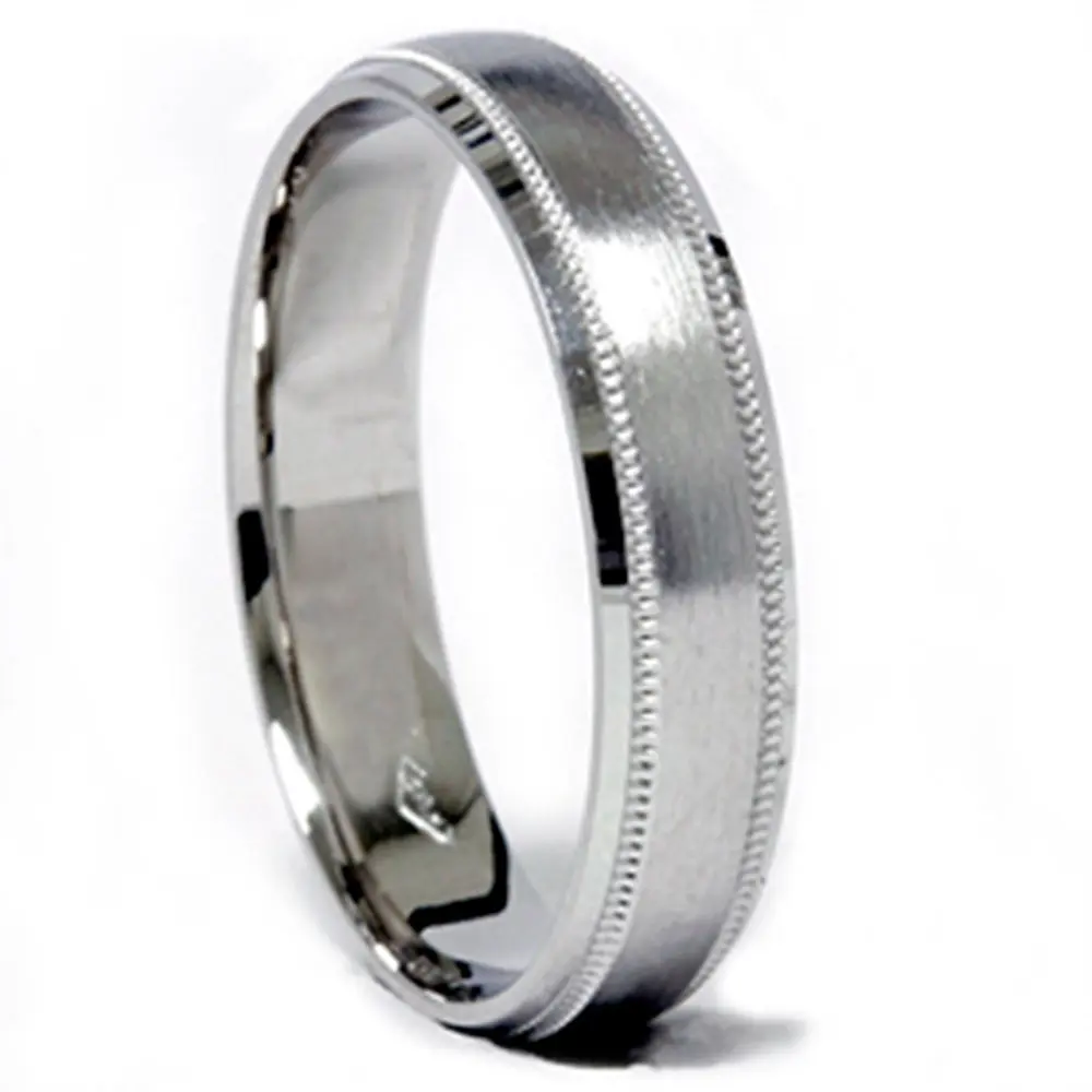 4mm 950 Platinum Comfort Fit Wedding Band 4mm 950 Platinum Comfort Fit Wedding Band