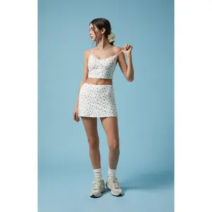 PAC 1980 Women's PAC WHISPER Active Floral Gemini Mini Skort
