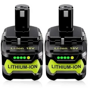 2Pack 5000mAh Replacement for Ryobi 18V Battery P102 P103 P104 P105 P107 P108, Compatible with Ryobi 18V ONE+ Cordless Tools