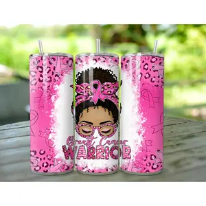 Breast Cancer Awareness Stainless Steel 20 oz Tumbler
