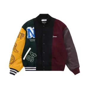 Supreme Men's MM6 Maison Margiela Split Varsity Jacket Multicolor, from StockX