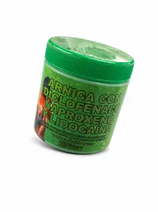 Arnica Pomada Muscular 125g - Herbal Massage Balm with Diclofenac Naproxen & Lidocaine - Non-Greasy Formula for Bruises Arthritis Pain Relief - Natural Treatment for Full Body Care