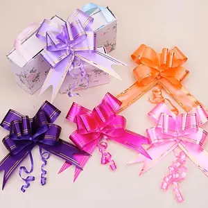 120pcs Reusable Ribbon Bows, Stretchable Design, Perfect for Mother's Day & Teacher Appreciation, Ideal Holiday Decorations, Gift Wrapping Supplies