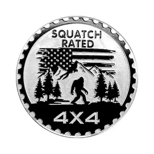 3D Metal 4x4 Emblem - Car Decal for Jeeps, Trucks & SUVs,mblem Decals Compatible with Jeep Wrangler Vehicles Trucks SUV