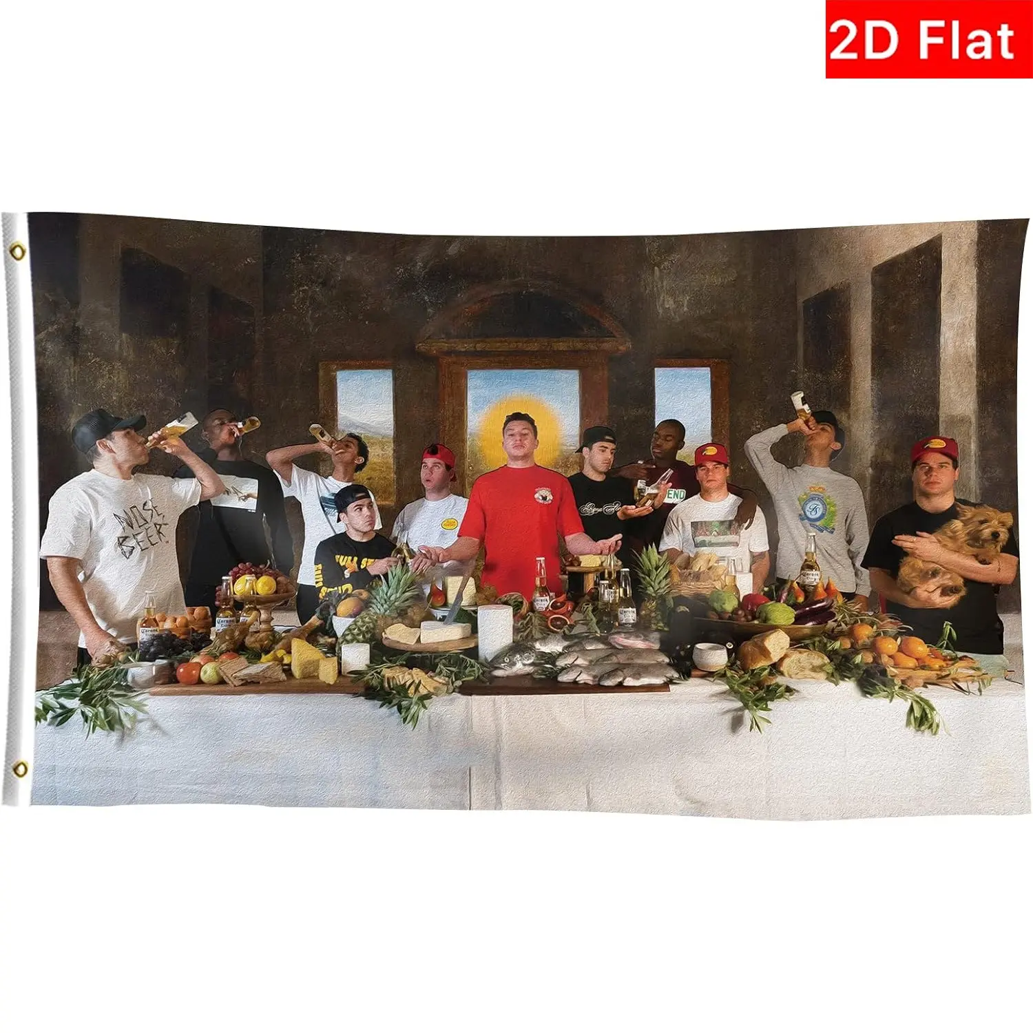 Funny Banner Decoration, Durable Man Cave Wall Flag, Perfect for Parties & Festivals, Ideal for Travel & Events, No Power Required