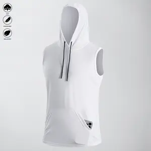 Men's Hooded Sweater, Quick-Drying and Lightweight for Gym, Running, Cycling, Fishing and Basketball - With Drawstring Hat, Gym Clothing | Casual Sportswear