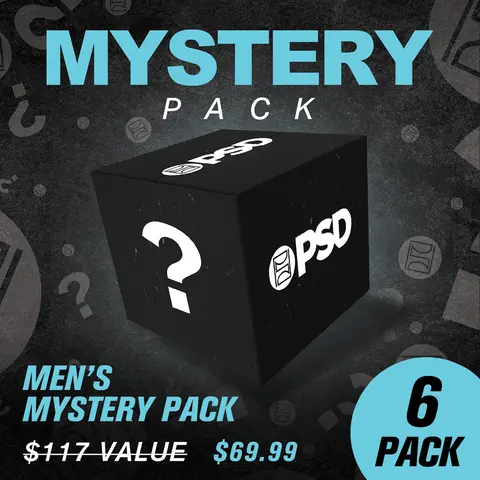 PSD Mens Mystery Boxer Brief 6-Pack - Standard Length 7 Inch Inseam, Soft, Stretchy, and Breathable Poly Blend Fabric