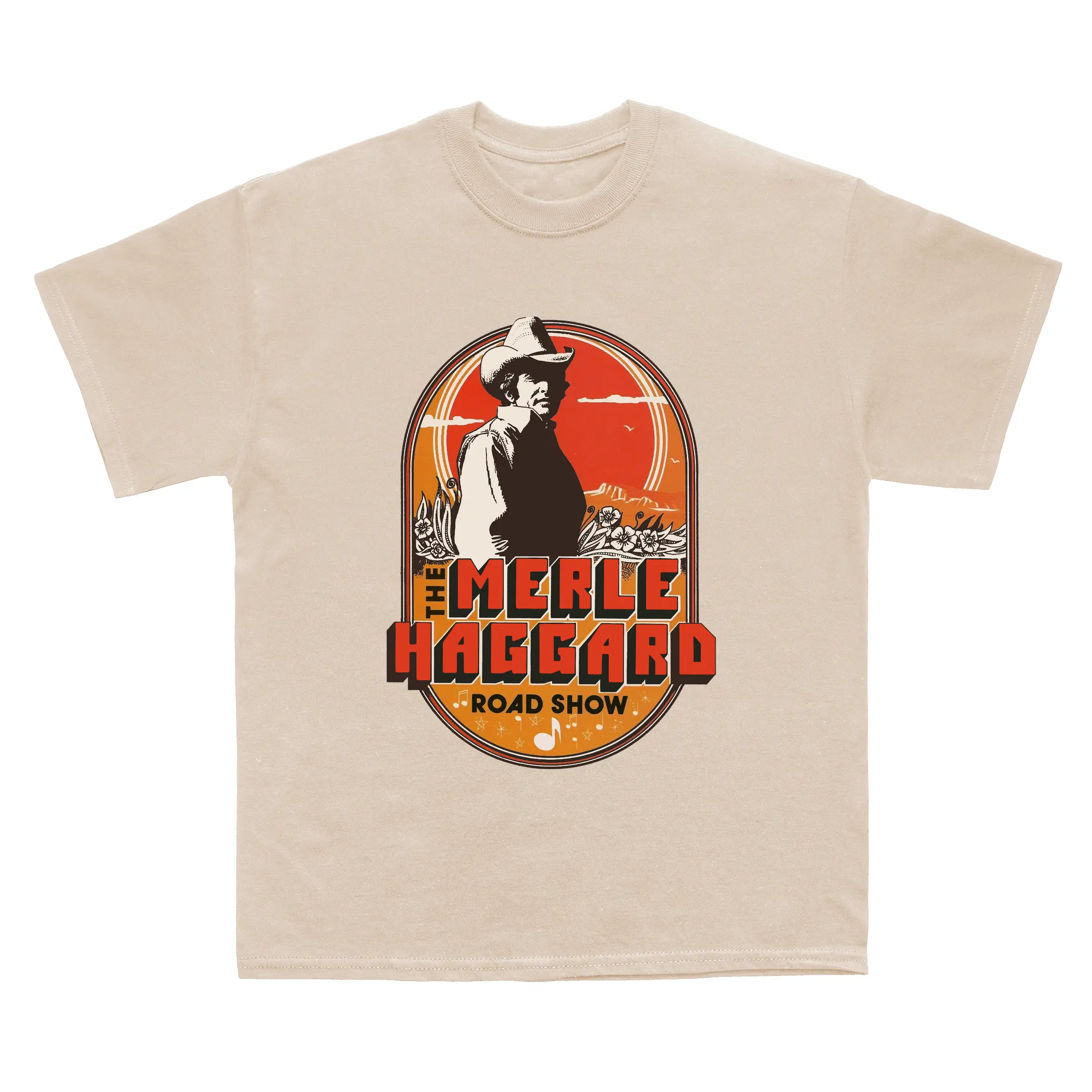 Merle Haggard Retro Country Music T Shirt , Merle Haggard Shirt , Country Music Shirt , Gift For Man & Women , Unisex 100% Cotton Tee