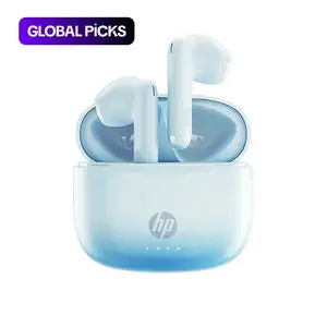 HP Wireless Earbuds, True Wireless Headphones, Semi-In-Ear Design Noise-Cancelling Stereo Bass Earphones, Fitness Earbuds, IPX4 Waterproof Sports Earphones