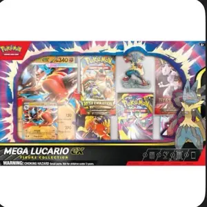 Pokemon English Mega Lucario ex Premium Figure Collection