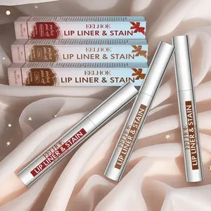 Long-lasting Lip Stain, 1/3 Counts Peel-off Natural Nude Lip Gloss, Moisturizing Lip Glaze, Glossy Lip Glaze Stick, Plumping Lip Tinted Stick for Girls & Women, Lipstick