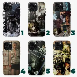 6 Styles Ver3 Silent Hill Collage Phone Case - Dark Horror Aesthetic,For iPhone 17 16 15 14 13 12 11 Pro Max Plus Air & Galaxy S22 23 24 25 The Best Halloween Gifts Fans Phone Case Cover