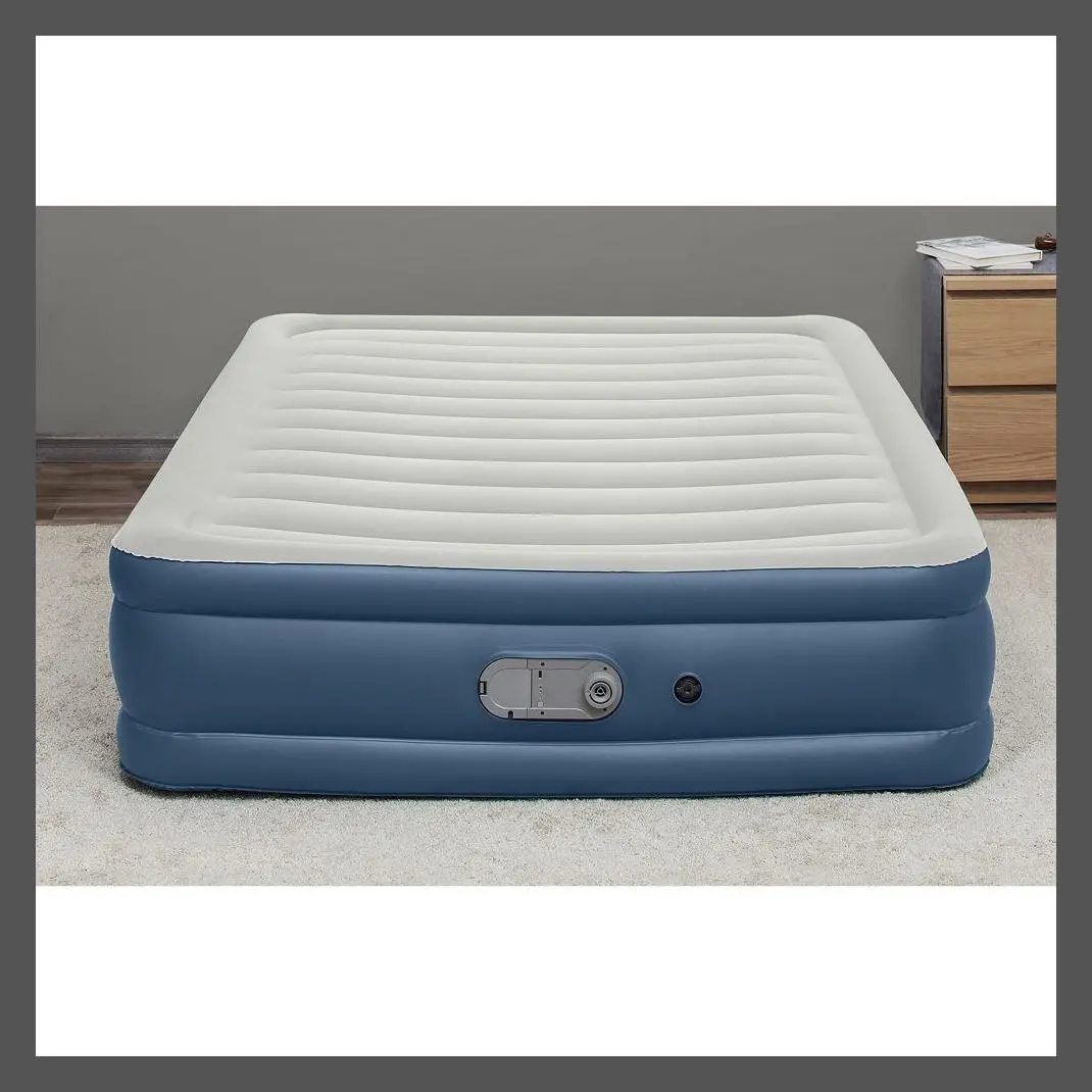 Sealy Air Mattress Inflatable USB Charging QUEEN AlwayzAire Built-in Dual Pump