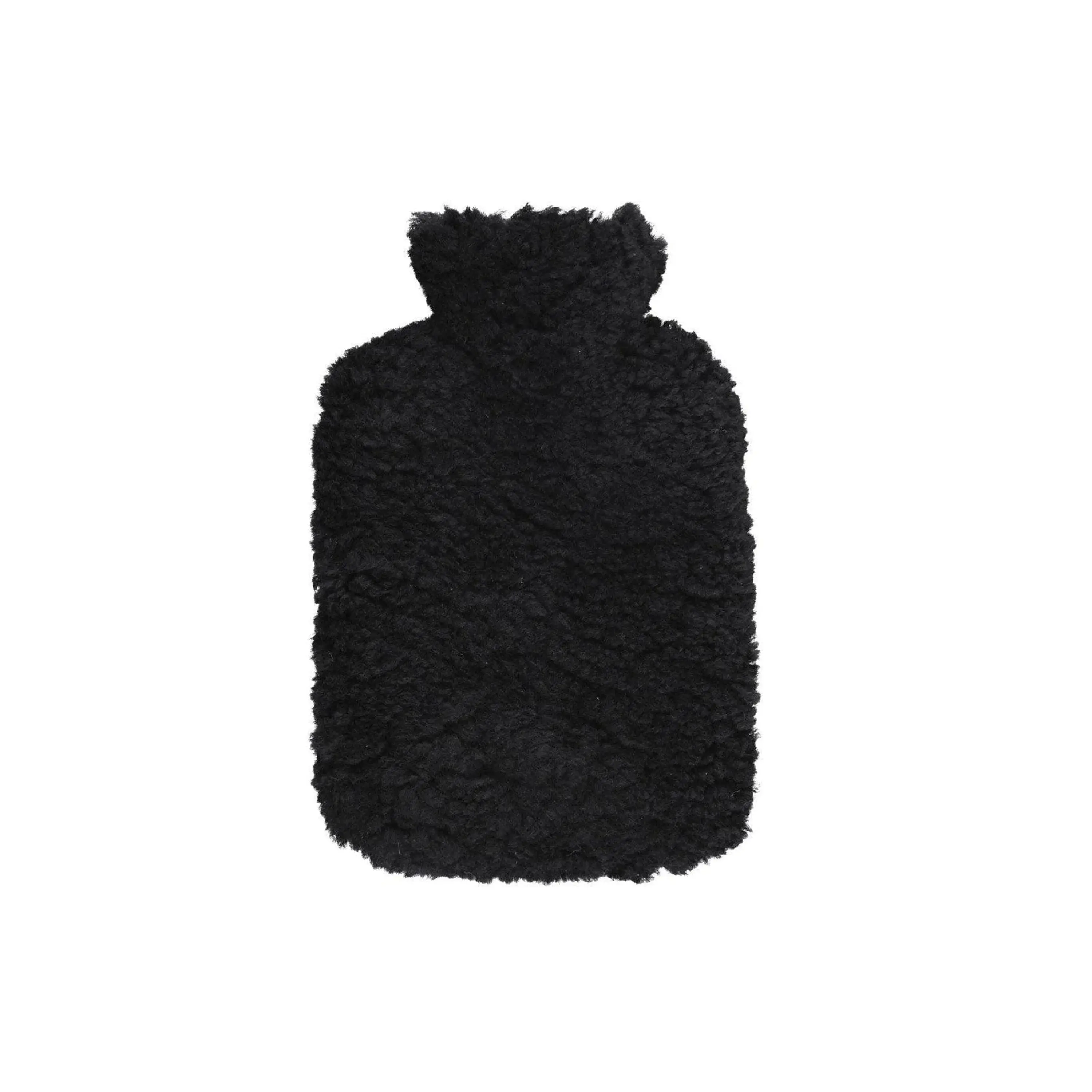 Hot Water Bottle in Black