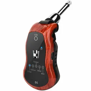 5 in 1 Portable Guitar Effect Pedal Training Synthesizer with 5 Effect Bluetooth