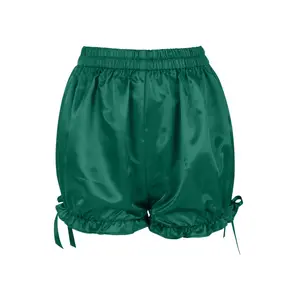 Dark Green Satin Bloomers