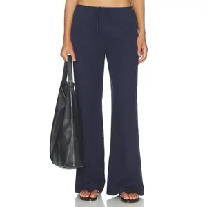 ALL THE WAYS Saige Drawstring Pant in Navy