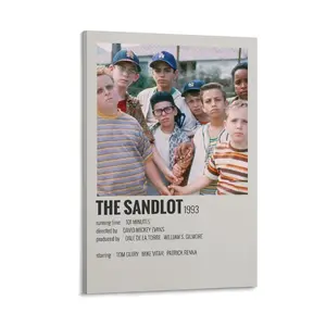 The Sandlot Poster 5 Poster Canvas Wall Art For Bedroom Decor Bar Office Room Decor Gift