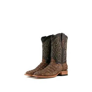 Giant Caiman Hornback Square Toe Cowboy Boot
