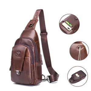 Crossbody Bag for Men made from Genuine Leather