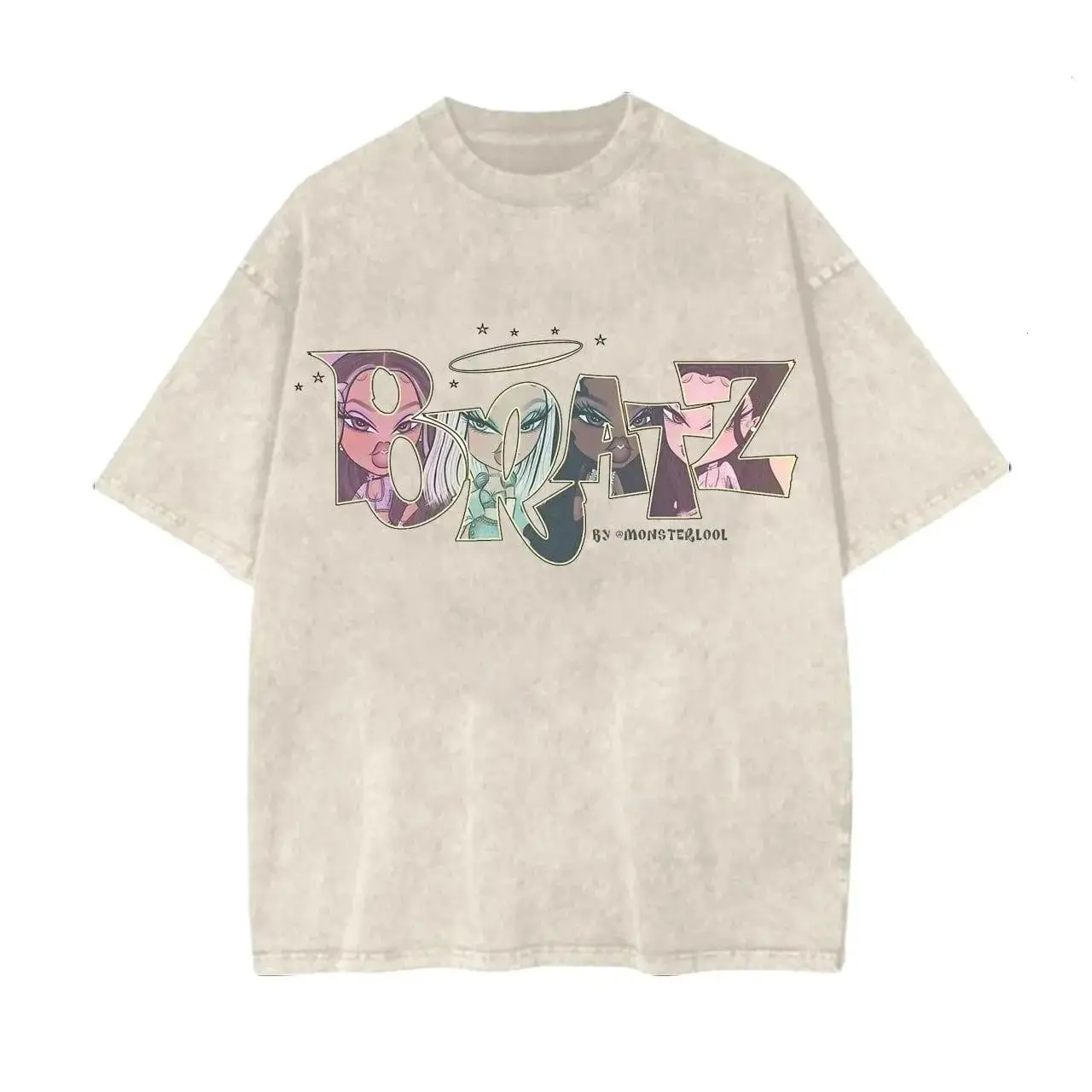 Vintage Bratz Graphic T-Shirt, Bratz Shirt, World Tour, Y2k Tops Men Women Casual Cotton Short Sleeve Plus Size Tshirt, Gym Shirt, Gift for Fan Bratz, Trending Shirt 2025
