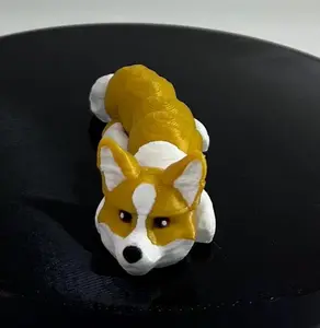 Pembroke Welsh Corgi 3D Articulated Keychain
