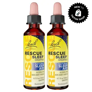 Rescue Sleep Drops – Melatonin & Non-Alcohol | Two Pack (20mL Each)