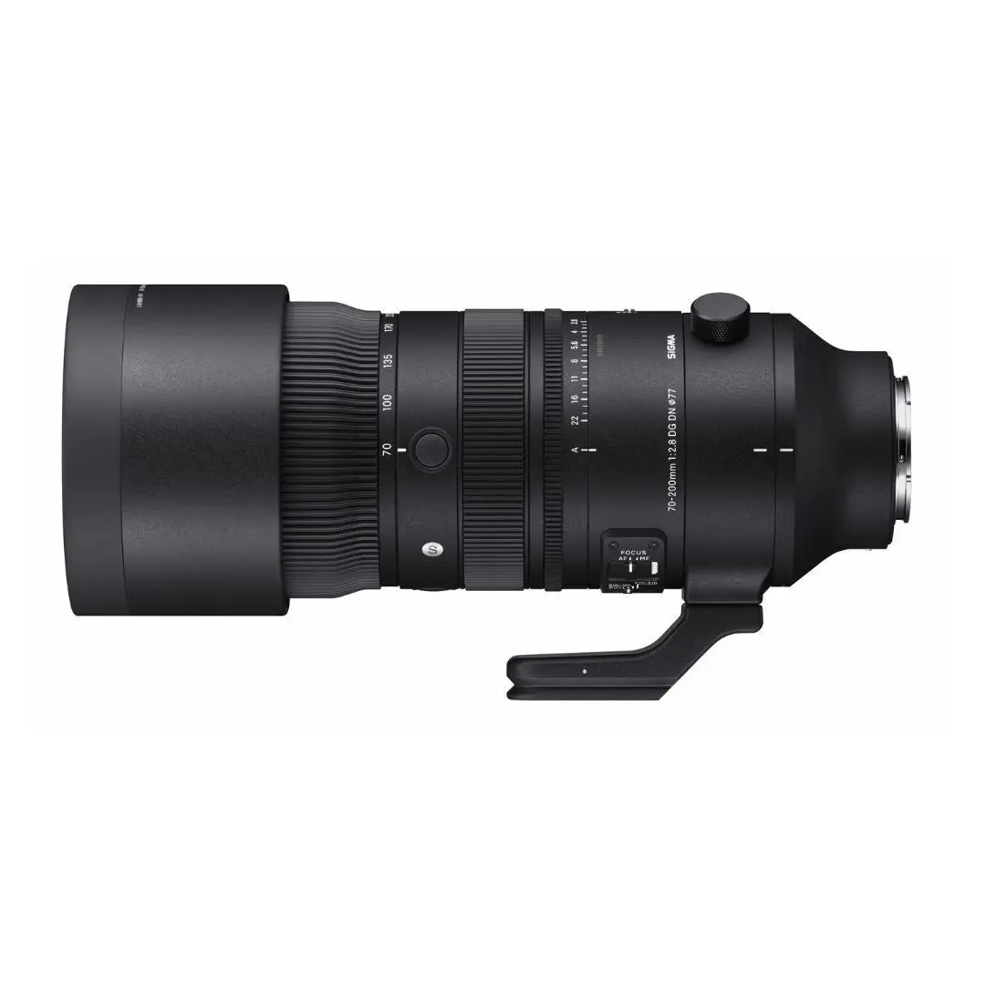 SIGMA 70-200 mm F2.8 DG DN OS Sports Camera Lens for Sony E-Mount, Digital Camera Compatible, with Click-Aperture Ring & Dual HLA Focus, Full Frame Fit, Compact, Wedding