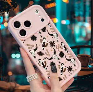Western Tribal Spirit Soft Case for iPhone 16 16e 17 Air 15 14 13 12 11 Pro Max Plus X XS Shockproof Drop Protection Rugged Durable Silicone Cover with Unique Design