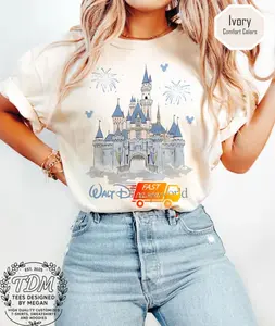 WDW Castle Shirt, Family matching castle shirts, Magic kingdom castle shirt, Womens Castle tee, #Cinderelll Castle Shirt [Adult - Youth - Toddler Magic Kingdom]