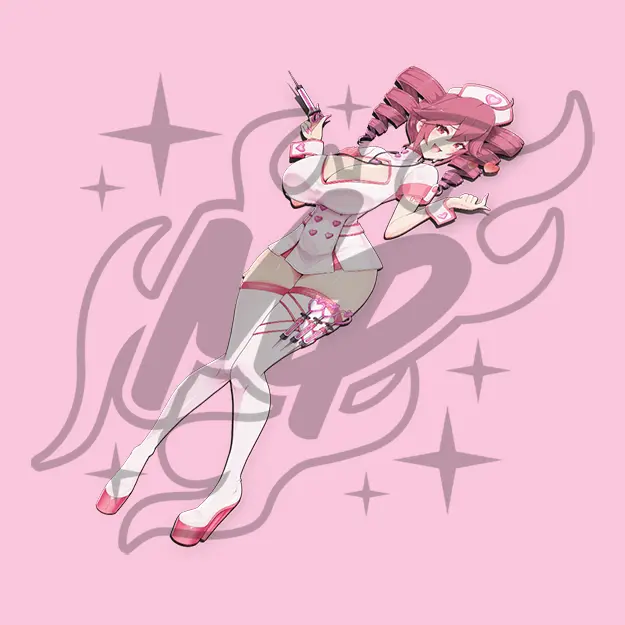 Kasane Teto Vocaloid Cute Anime Vinyl Car Sticker - UV & Water Resistant for Cars, Laptops