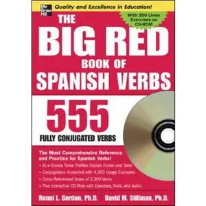 USED-The Big Red Book of Spanish Verbs (Book w/CD-ROM): 555 Verbs Fully Conjugated by Ronni L. Gordon (Paperback)