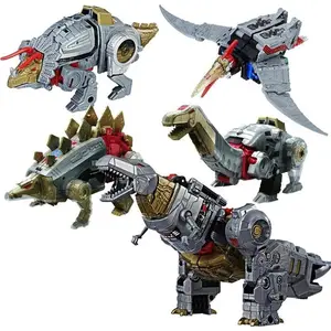 NEW Arrive G1 KO Transformation Toys 5 IN 1 Action Figure Classic Dinosaur Robot Model Kids Children Gift