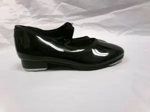 Pre-Owned Tap Shoes Capezio Big Kids 11.5M Tyette Man Made Elastic Student