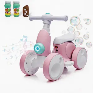 Holiday Haul – IHUESHO 6V Electric Bubble Car & Bubble Bike Ride-On, 4-in-1 Toddler Balance Toy with Remote Control & Automatic Bubble Blower, Perfect Christmas Gift for Kids 1-3