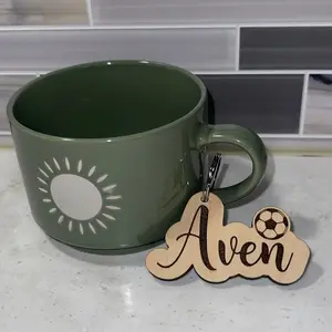Custom Wood Name Keychain