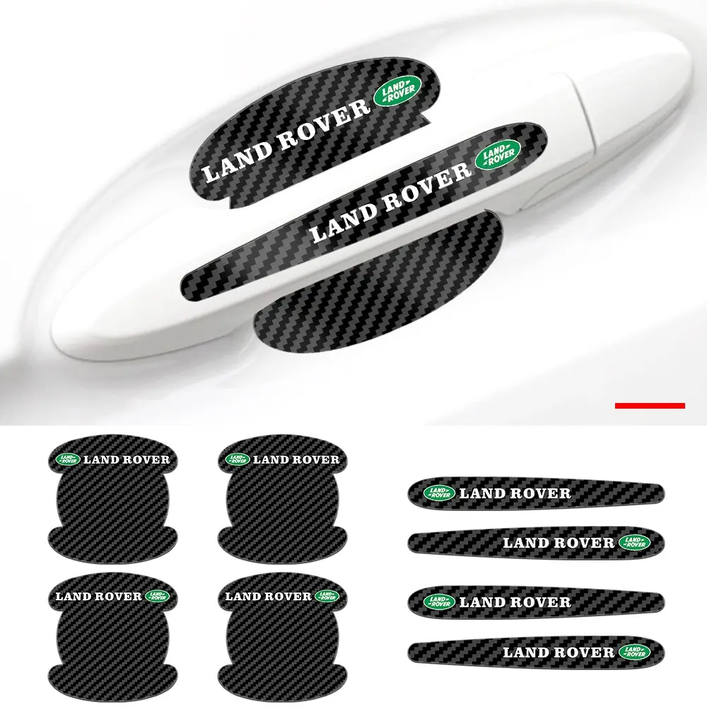 8pcs Land Rover Car Door Bowl + Handle Protection Set, Anti-Scratch Waterproof Stickers, Easy Install Decals for Range Rover Discovery Defender, Automotive Decals