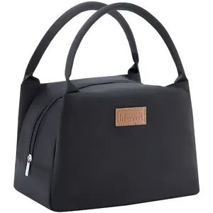 Lifewit Reusable Lunch Bag - Medium/Large Size, Insulated Tote for Meal Prep, Work, Travel