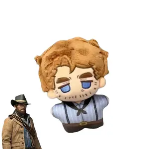 Game Red Dead Redemption 2 Arthur Morgan Cosplay Doll Cotton Doll Plush Stuffed Backpack Decoration