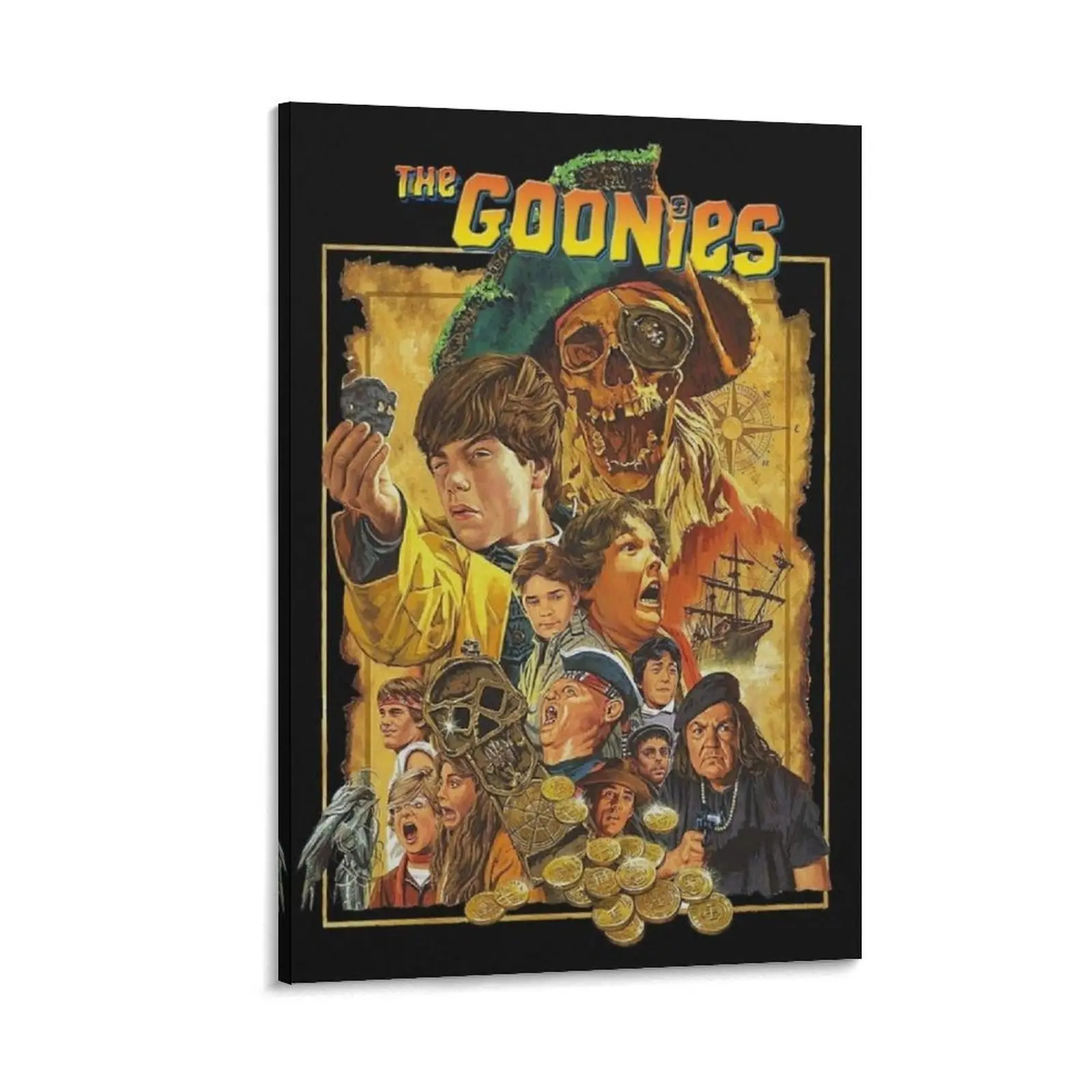 The- Goonies- Classic Movie Posters Canvas Poster Bedroom Decor Sports Landscape Office Room Decor Gift Frames Wall Ornaments Artistic