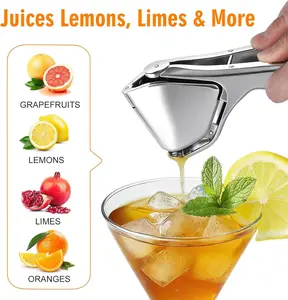 Manual Lemon Squeezer (Patented) & Pomegranate Juicer — Creative Household Orange Juicing Tool and Fruit Squeezer