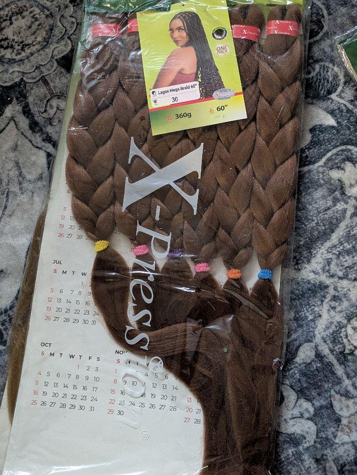 Hair Attachments, curls ,kinky etc all products  used for braiding.