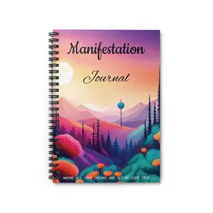 "Manifestation Journal: Where All Your Dreams and Desires Come True" - Ruled Line Notebook