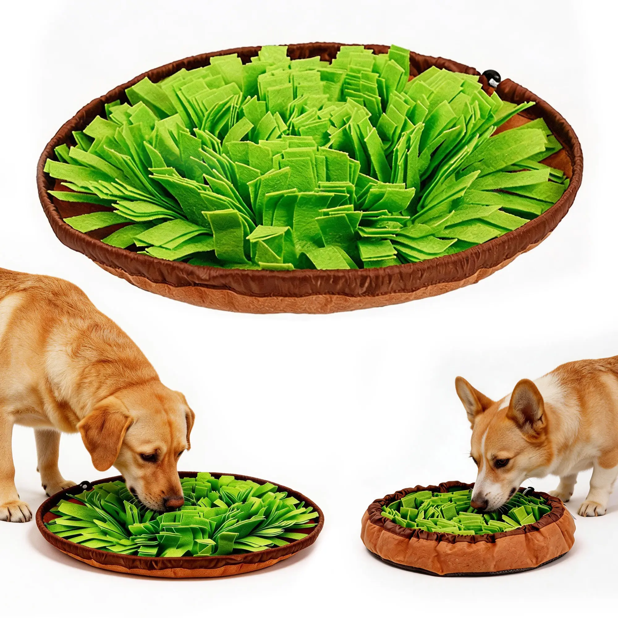 Potaroma Dog Snuffle Mat - Non-Slip Slow Feeder Foraging Pad, Energy Release & Digestive Care for Puppies & Large Dogs