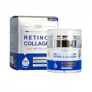 Face & Body Retinol Collagen Cream - Deep Moisturizer for Dry Skin, Nourishes, Protects, Softens Fine Lines - Suitable for All Skin Types