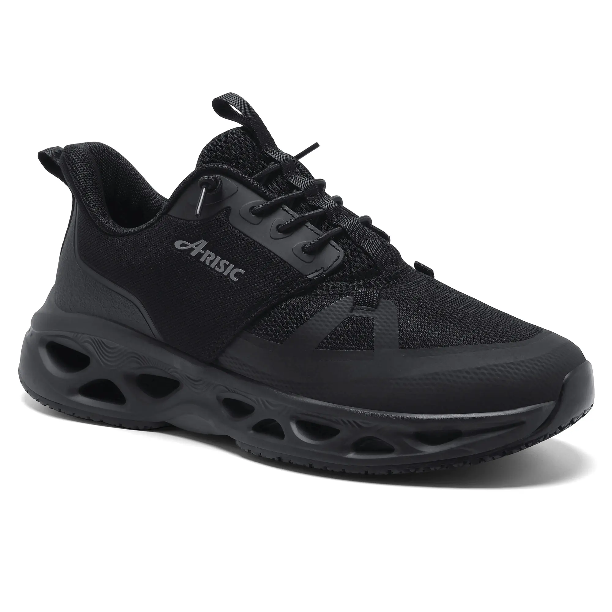 Men's Casual Sneakers Tennis Walking Shoes , Slip on Lightweight Running Shoes Workout Athletic Tennis Shoes Gym Sneakers, Non Slip Shoes For Work, Shock Absorbing Work & Safety Footwear
