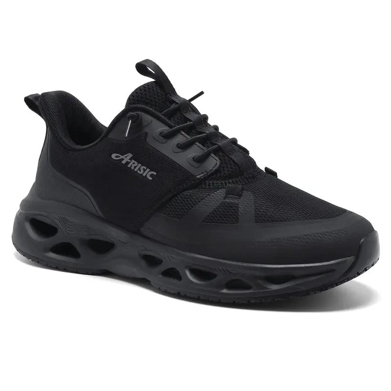 Men's Casual Sneakers Tennis Walking Shoes , Slip on Lightweight Running Shoes Workout Athletic Tennis Shoes Gym Sneakers, Non Slip Shoes For Work, Shock Absorbing Work & Safety Footwear